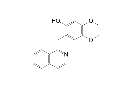 2-(1-isoquinolinylmethyl)-4,5-dimethoxyphenol