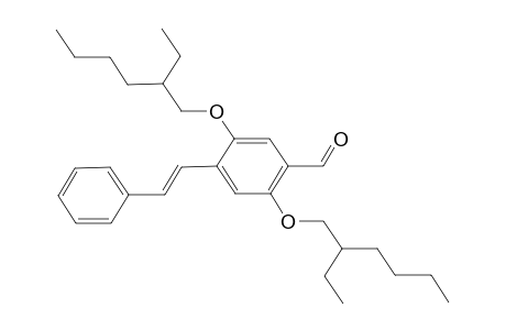 2,5-bis(2-ethylhexoxy)-4-[(E)-2-phenylethenyl]benzaldehyde