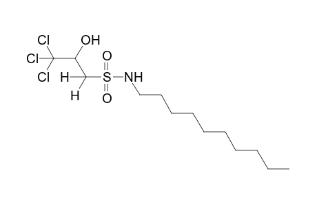 DL-N-decyl-2-hydroxy-3,3,3-trichloro-1-propanesulfonamide