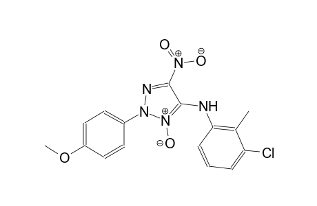 N-(3-chloro-2-methylphenyl)-2-(4-methoxyphenyl)-5-nitro-2H-1,2,3-triazol-4-amine 3-oxide