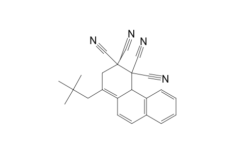 1-(2,2-dimethylpropyl)-2,4a-dihydrophenanthrene-3,3,4,4-tetracarbonitrile