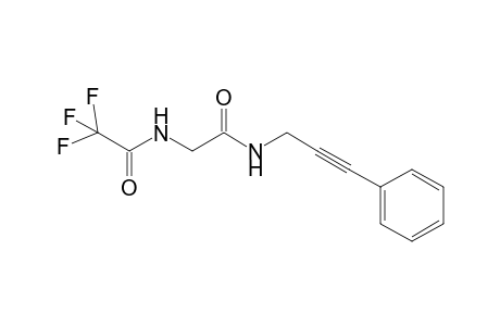 2,2,2-Trifluoro-N-(2-oxo-2-((3-phenylprop-2-yn-1-yl)amino)ethyl) acetamide