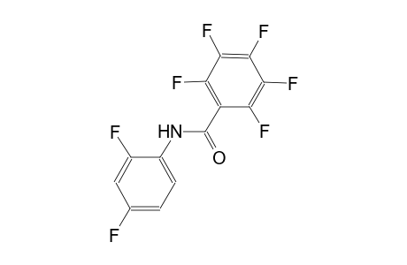 N-(2,4-difluorophenyl)-2,3,4,5,6-pentafluorobenzamide