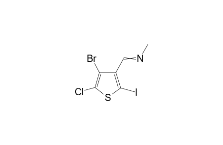 N-((4-bromo-5-chloro-2-iodothiophen-3-yl)methylene)methanamine