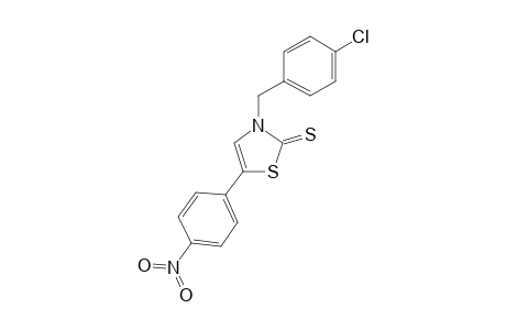 3-(4-Chlorobenzyl)-5-(4-nitrophenyl)thiazole-2(3H)-thione