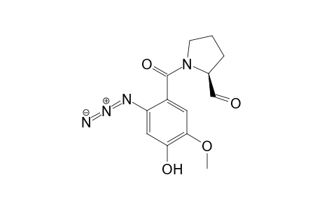 (2S)-1-(2-azido-4-hydroxy-5-methoxy-benzoyl)pyrrolidine-2-carbaldehyde