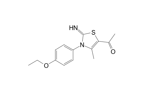5-Acetyl-4-methyl-2-imino-3-(p-ethoxyphenyl)-2,3-dihydrothiazole