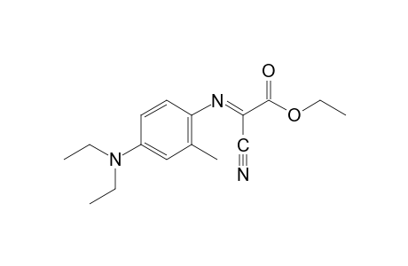 cyano{[4-(diethylamino)-o-tolyl]imino}acetic acid, ethyl ester