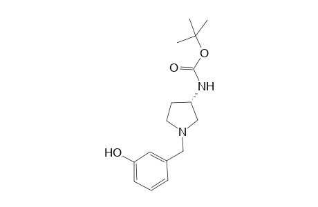 3-[(S)-N-(tert-butoxycarbonyl)aminopyrrolydin-1-ylmethyl]phenol