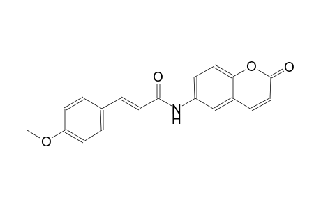 2-propenamide, 3-(4-methoxyphenyl)-N-(2-oxo-2H-1-benzopyran-6-yl)-, (2E)-