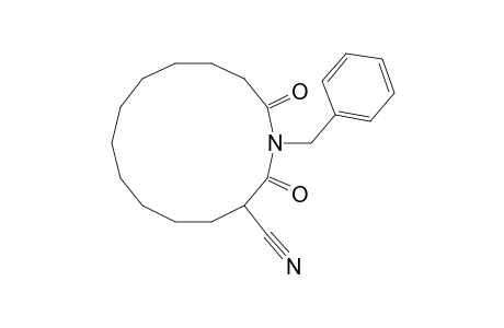 1-BENZYL-2,14-DIOXO-1-AZACYCLOTETRADECANE-3-CARBONITRILE