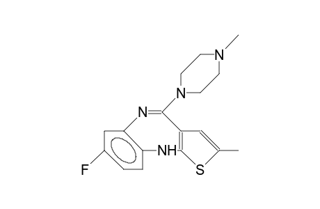 7-Fluoro-2-methyl-4-(4-methyl-1-piperazinyl)-10H-thieno(2,3-B)(1,5)benzodiazepine
