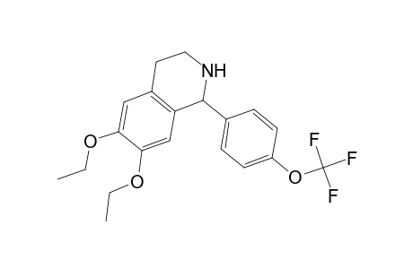 6,7-Diethoxy-1-[4-(trifluoromethoxy)phenyl]-1,2,3,4-tetrahydroisoquinoline