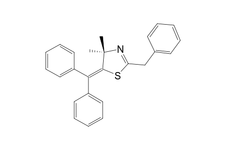 2-BENZYL-5-(DIPHENYLMETHYLIDENE)-4,5-DIHYDRO-4,4-DIMETHYL-1,3-THIAZOLE