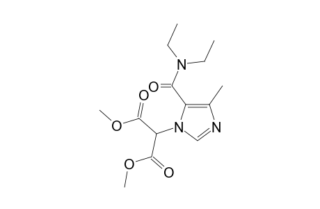 2-[5-Diethylcarbamoyl-4-methyl-1H-1-imidazolyl]malonic acid dimethyl ester