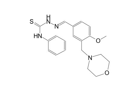 4-methoxy-3-(4-morpholinylmethyl)benzaldehyde N-phenylthiosemicarbazone