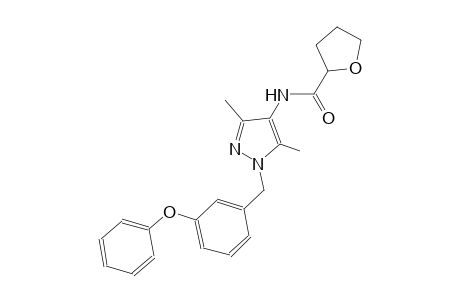 N-[3,5-dimethyl-1-(3-phenoxybenzyl)-1H-pyrazol-4-yl]tetrahydro-2-furancarboxamide