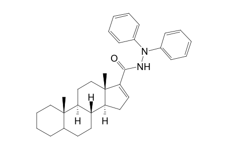 17-(N-(Diphenylamino)carbamoyl)androst-16-ene