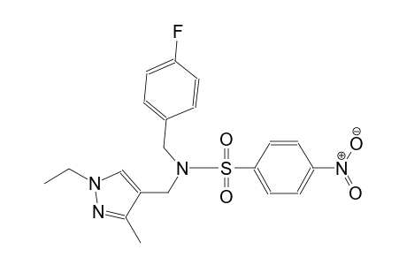 benzenesulfonamide, N-[(1-ethyl-3-methyl-1H-pyrazol-4-yl)methyl]-N-[(4-fluorophenyl)methyl]-4-nitro-