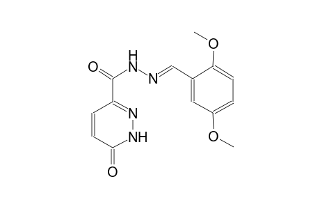 N'-[(E)-(2,5-dimethoxyphenyl)methylidene]-6-oxo-1,6-dihydro-3-pyridazinecarbohydrazide