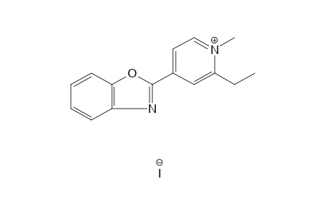 4-(2-BENZOXAZOLYL)-2-ETHYL-1-METHYLPYRIDINIUM IODIDE