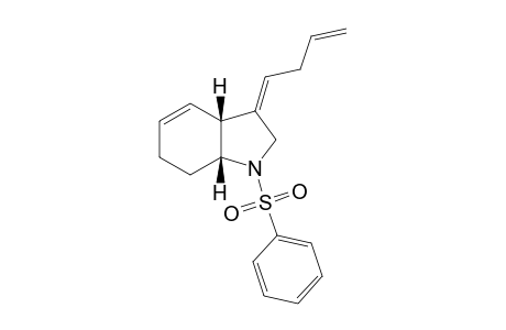 (3aR.7aR)-N-(Phenylsulfonyl)-3-(but-3-en-1-ylidene)-2,3,3a,6,7,7a-hexahydro-1H-indole