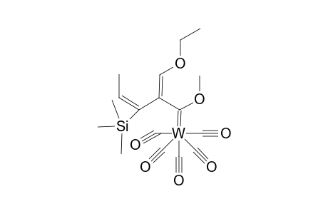 Pentacarbonyl[1-Ethoxy-3-trimethylsilyl-penta-1,3-diene-2-yl-(methoxy)methylene]tungsten-