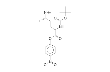 (4-nitrophenyl) 5-amino-2-(tert-butoxycarbonylamino)-5-oxo-pentanoate