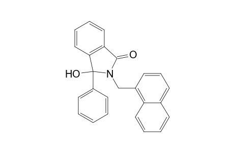 1H-Isoindol-1-one, 2,3-dihydro-3-hydroxy-2-(1-naphthalenylmethyl)-3-phenyl-, (.+-.)-