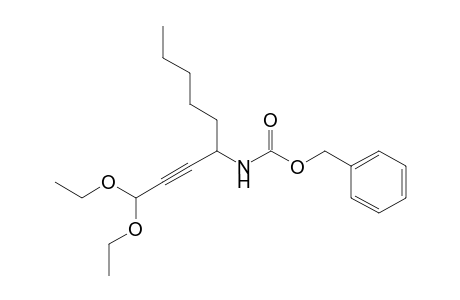 Benzyl N-(4,4-Diethoxy-1-pentylbut-2-ynyl)carbamate