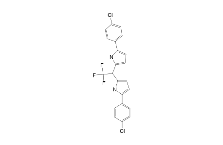 2-(4-CHLOROPHENYL)-5-[2,2,2-TRIFLUORO-1-[5-(4-CHLOROPHENYL)-1H-PYRROL-2-YL]-ETHYL]-1H-PYRROLE