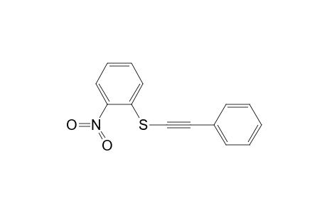 Benzene, 1-nitro-2-[(phenylethynyl)thio]-