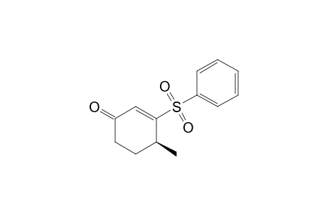 (S)-3-(Benzenesulfonyl)-4-methylcyclohex-2-en-1-one