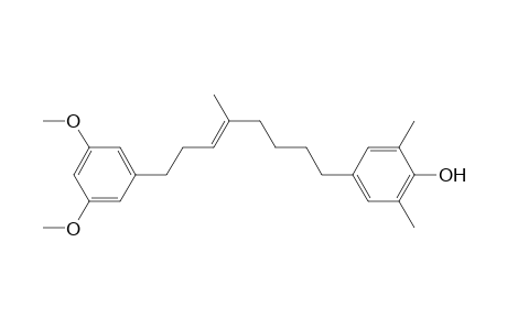 4-[(E)-8-(3,5-dimethoxyphenyl)-5-methyl-oct-5-enyl]-2,6-dimethyl-phenol