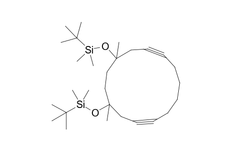 1,12-Dimethyl-1,12-bis(tert-butyldimethylsilyloxy)cyclotetradeca-3,9-diyne