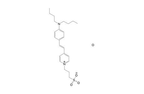 trans-4-[4-(Dibutylamino)styryl]-1-(3-sulfopropyl)pyridinium hydroxide, inner salt hydrate