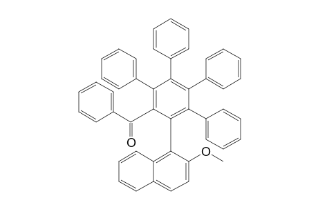 2-Methoxy-1-[2-(phenylcarbonyl)-3,4,5,6-tetraphenylphenyl]naphthalene