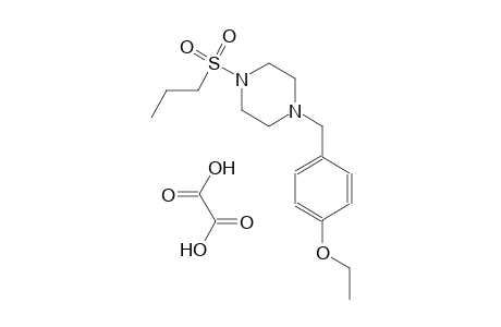 1-(4-ethoxybenzyl)-4-(propylsulfonyl)piperazine oxalate