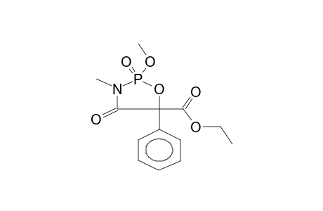2-METHOXY-2-OXO-3-METHYL-4-PHENYL-4-CARBOETHOXY-2-PHOSPHAOXAZOLIDIN-4-ONE