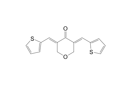 (3E,5E)-Tetrahydro-3,5-bis((thiophen-2-yl)methylene)pyran-4-one