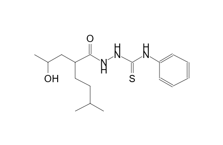 2-[2-(2-hydroxypropyl)-5-methylhexanoyl]-N-phenylhydrazinecarbothioamide