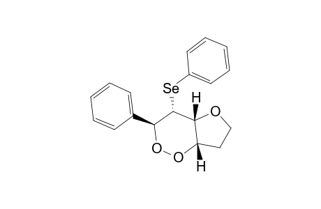 (+-)-(3S,4S,4aR,7aS)-4-phenylselanyl-3-phenyl-hexahydro-furo[3,2-c][1,2]dioxine