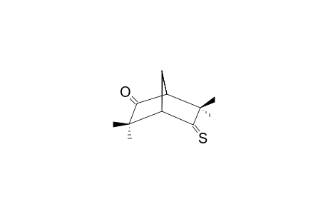 3,3,6,6-TETRAMETHYL-5-OXO-BICYCLO-[2.2.1]-HEPTANE-2-THIONE