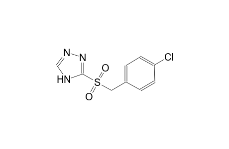 4H-1,2,4-triazole, 3-[[(4-chlorophenyl)methyl]sulfonyl]-