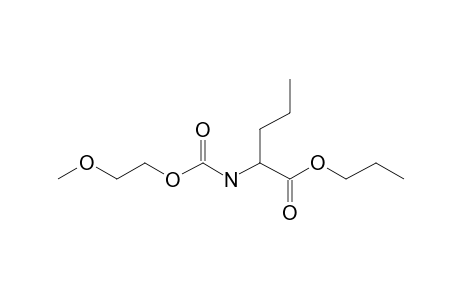 L-Norvaline, N-(2-methoxyethoxycarbonyl)-, propyl ester