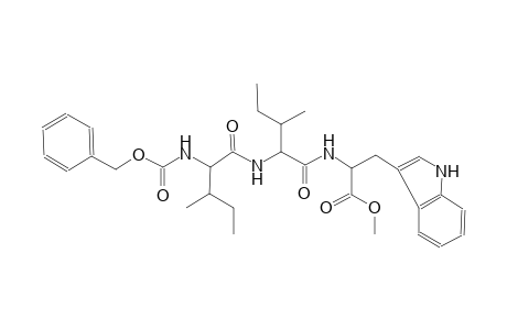 methyl 11-((1H-indol-3-yl)methyl)-5,8-di-sec-butyl-3,6,9-trioxo-1-phenyl-2-oxa-4,7,10-triazadodecan-12-oate