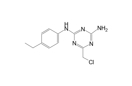 N-[4-amino-6-(chloromethyl)-1,3,5-triazin-2-yl]-N-(4-ethylphenyl)amine