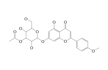 ACACETIN_7-O-(3-O-ACETYL-BETA-D-GLUCOPYRANOSIDE)
