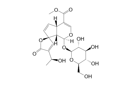 Methyl 1-(Glucopyranosyloxy)-4a,7a-dihydro-4'-(1-hydroxyethyl)-5'oxo-1H,5'H-spiro[cyclopenta[c]pyran-7,2'-furan]-4-carboxylate
