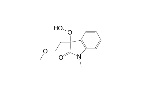 2H-Indol-2-one, 1,3-dihydro-3-hydroperoxy-3-(2-methoxyethyl)-1-methyl-